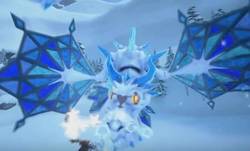 Ice dragon heartless