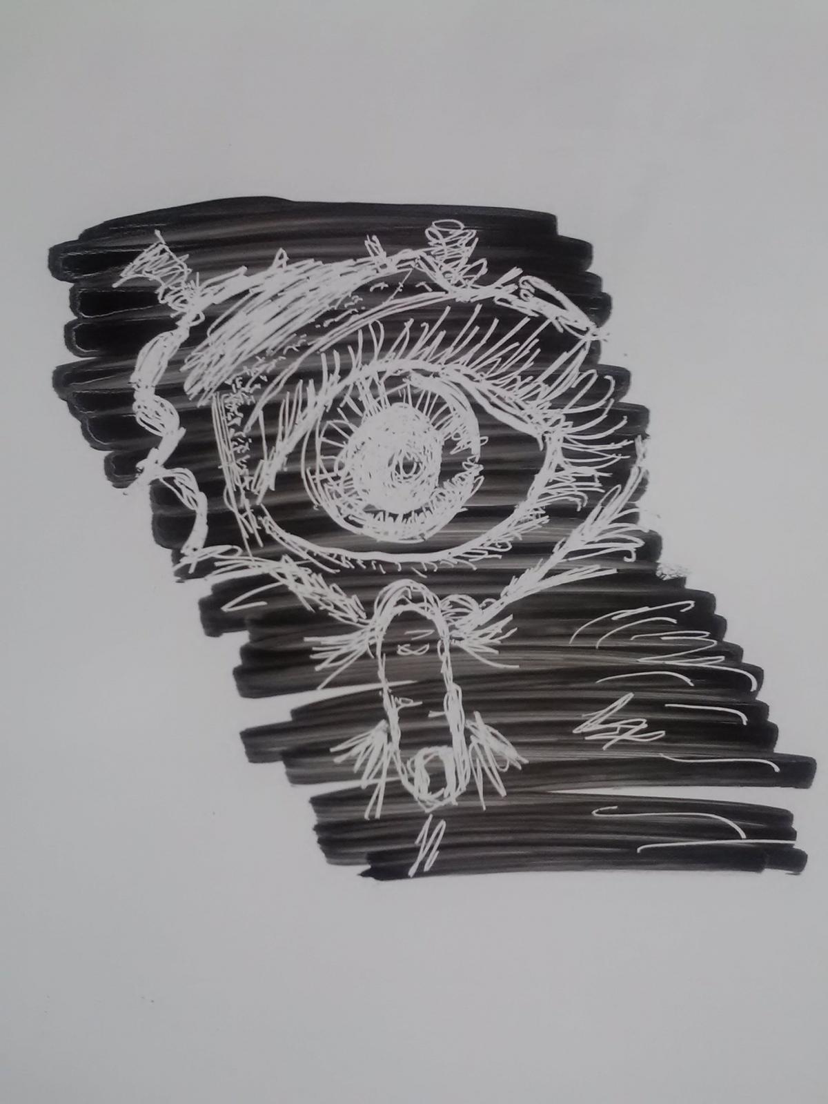 My Expo Marker and Colored Pencil Doodle Creative Media KH13 · for