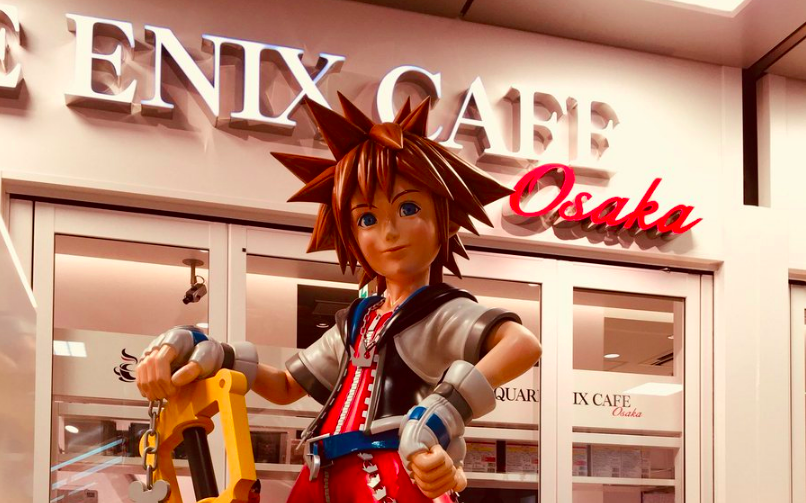 Square Enix Café in Osaka for Game Fans