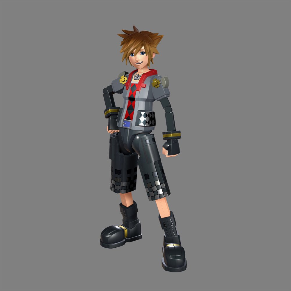 sora kingdom hearts 3 action figure