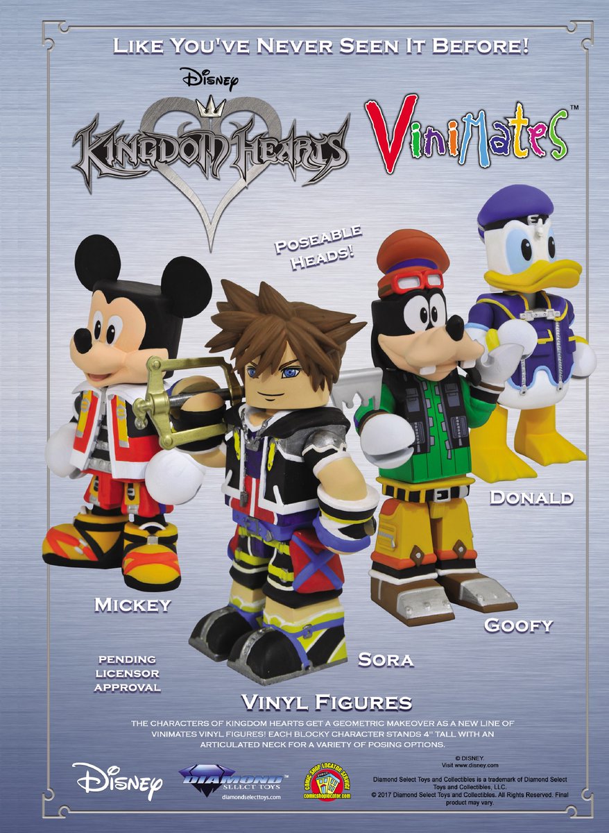 Diamond Select Kingdom Hearts 4 Inch Vinimate Vinyl Figure