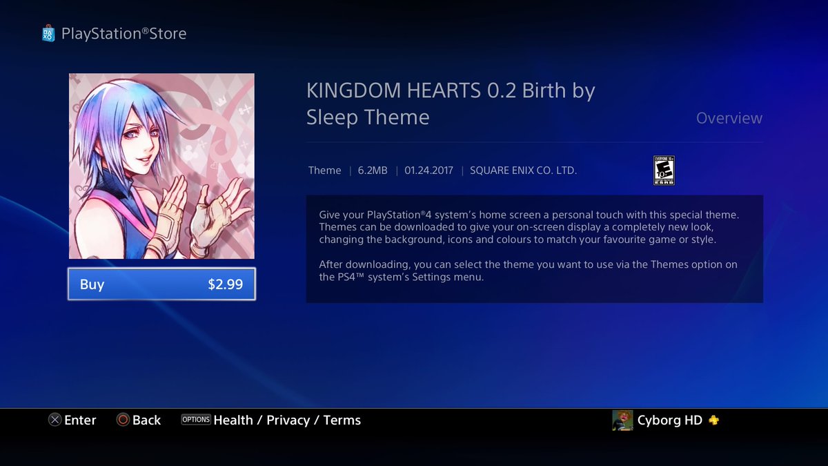 Unlockable themes for Kingdom Hearts HD 2.8 Final Chapter Prologue come at price on PSN for North American players - Kingdom Hearts News - KH13 · for Kingdom Hearts