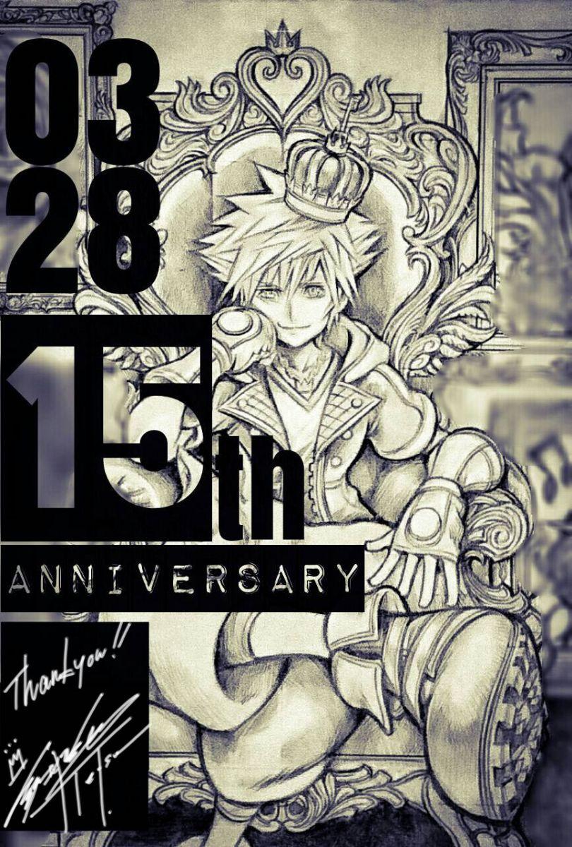 Kingdom Hearts 15th Anniversary Artwork