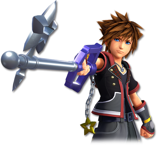 Kingdom Hearts III Sora with Starlight Keyblade