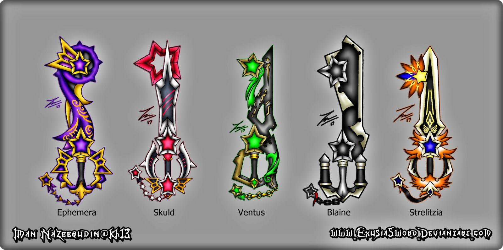 kingdom hearts, union x, unchained x, keyblades, dandelion, union leader, e...