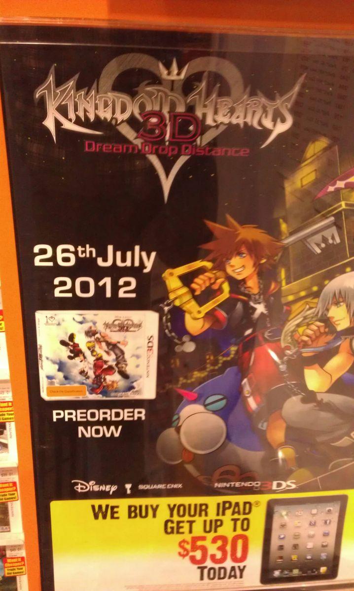 Kingdom Hearts 3D, Australian advertising