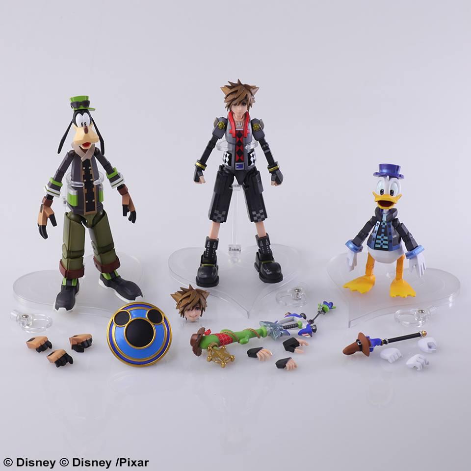 Kingdom Hearts III Toy Sora, Donald & Goofy Bring Arts