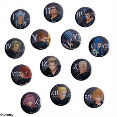 Kingdom Hearts Organization XIII Badge Set 