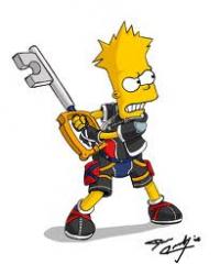 kingdom hearts + the simpsons