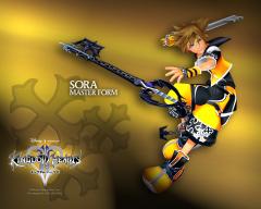 kingdom hearts sora master keyblade Kh2 form desktop 1280x1024 wallpaper 64928