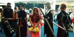 Our FF7 group with my girlfriend and I as Genesis and Sephiroth :3