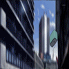 Durarara-Hit by the trashcan