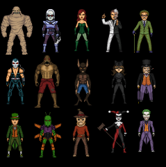 Batman Micro Heroes Antagonists