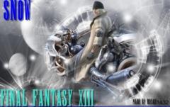 Final Fantasy XIII - Snow - Signature ~Resized~