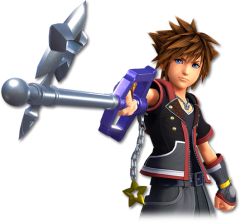 Kingdom Hearts III Sora with Starlight Keyblade