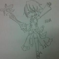 my Aqua chibi drawing XD