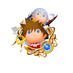 Tsum Tsum Medal - Sora and Riku