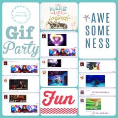 Gif Party Scrapbook Page 1