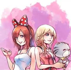 KHX Anniversary Kairi and Namine