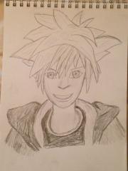 Sora Kingdom Hearts II Drawing