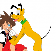 Sora and Pluto