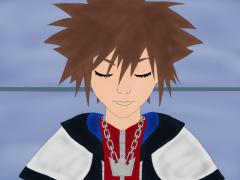 Sora One Year Sleep from Kingdom hearts 2