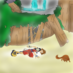 sora+cat+destiny island
