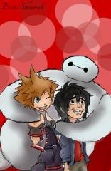 Kingdom Hearts 3 Big Hero 6 - Sora and Baymax