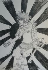 My Sora Drawing :) (Roxas Drive Form)