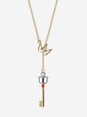 Kingdom Key D Keyblade Key Crown pull through necklace 1