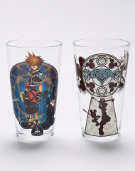 Kingdom Hearts 16 oz. Sora and Mickey Pint Glass 2 Pack