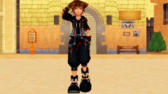 sora sexy pose In sandlot