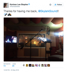 Karissa Lee Staples tweet