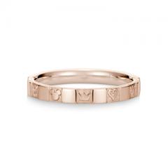 Monogram Ring Single K18 Pink Gold