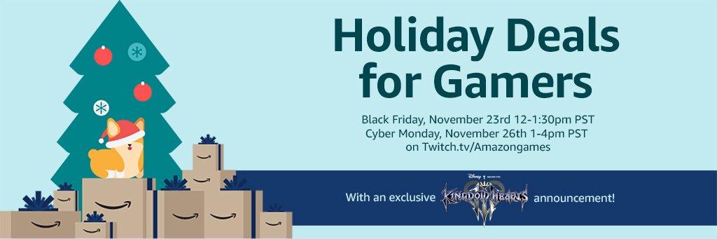 Amazon Holiday Deals for Gamers & KH3 Exclusive Announcement