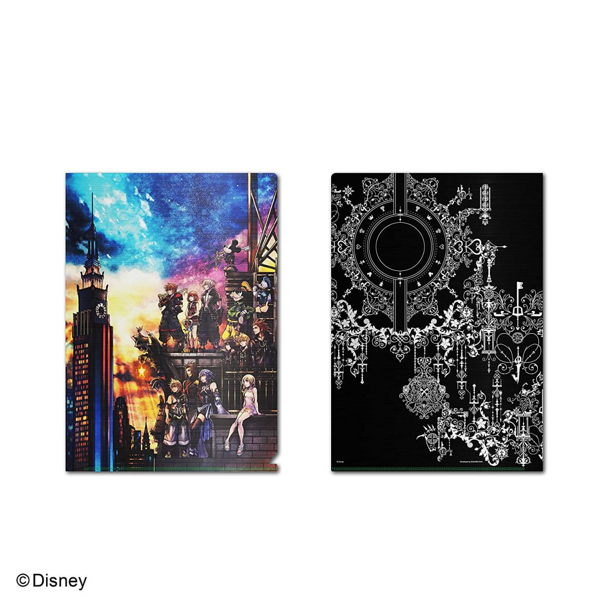 Kingdom Hearts III Metallic Clear File