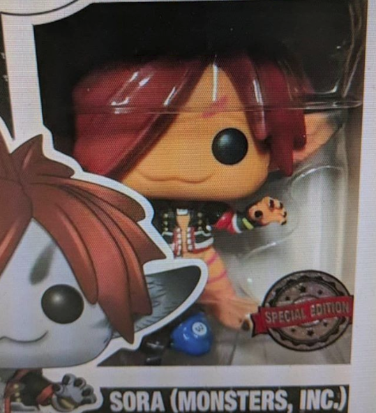 Kingdom Hearts III Monsters Inc. Sora variant Funko Pop