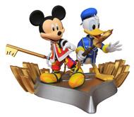 Kingdom Hearts Gallery: Mickey and Donald PVC Statue