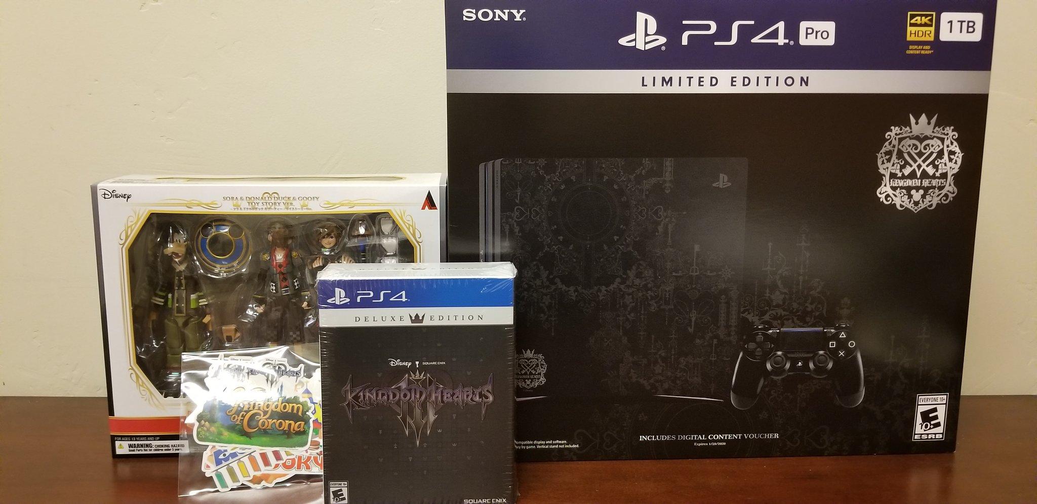 Limited Edition Kingdom Hearts 3 PS4 Pro Gets Release Date