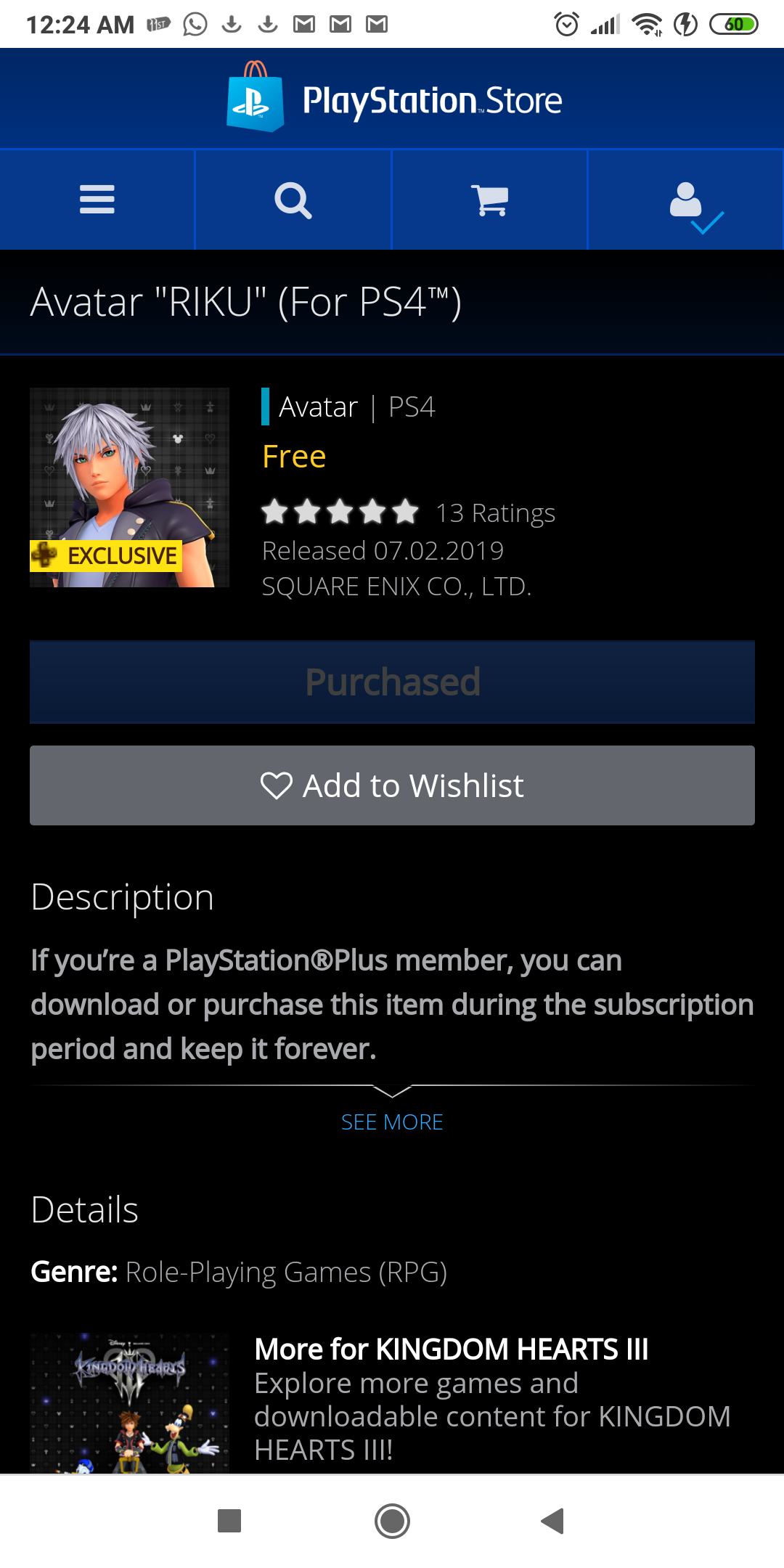 besøg Skylight klistermærke Another set of KH3 PSN avatars now available on the PS Store - Kingdom  Hearts III & Kingdom Hearts III Re Mind - KH13 · for Kingdom Hearts