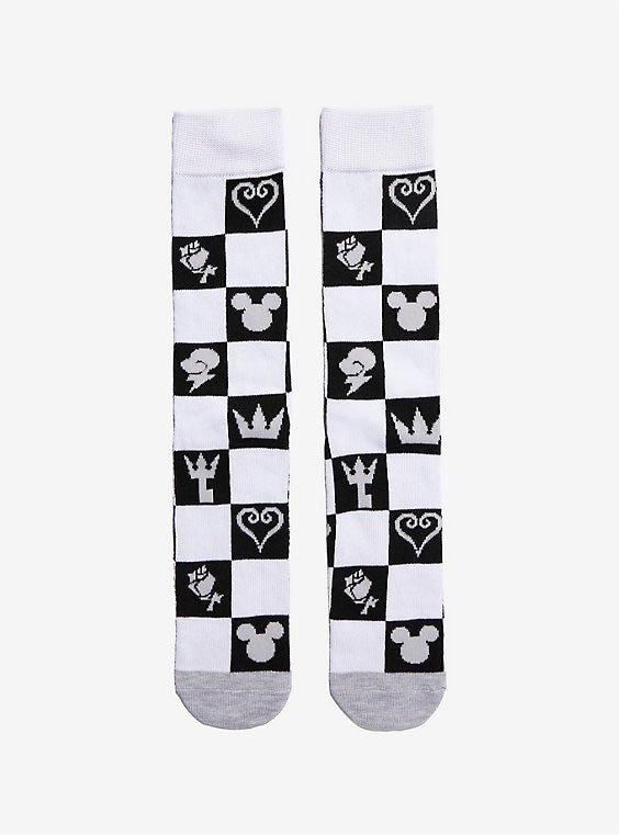 KINGDOM HEARTS Checkered Icon Socks