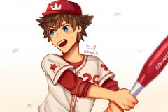 sora baseball au