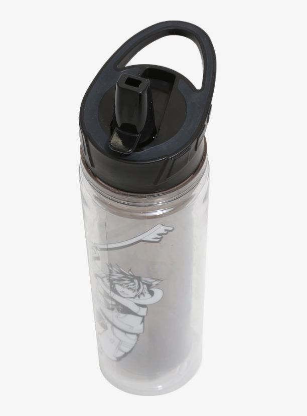 October Merch Round-up Churro and Hot Topic Kingdom Hearts Sora Black and White Water Bottle