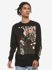 Kingdom Hearts Check Long-Sleeve T-Shirt