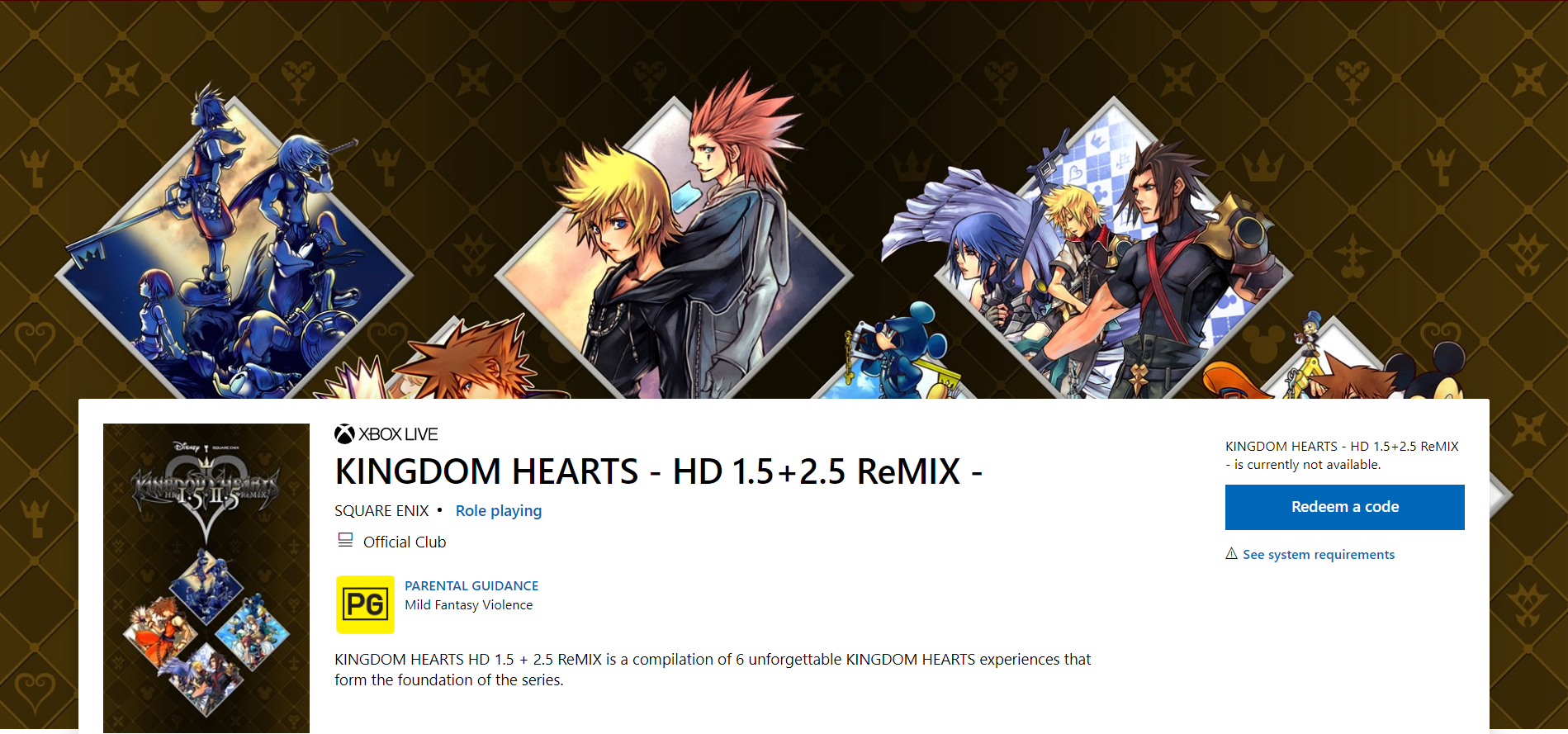 KINGDOM HEARTS HD 1.5+2.5 ReMIX