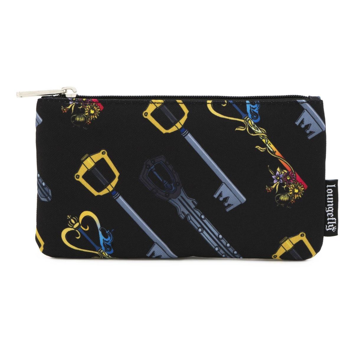 January Round-Up Loungefly Kingdom Hearts Keys All Over Print Nylon Pouch