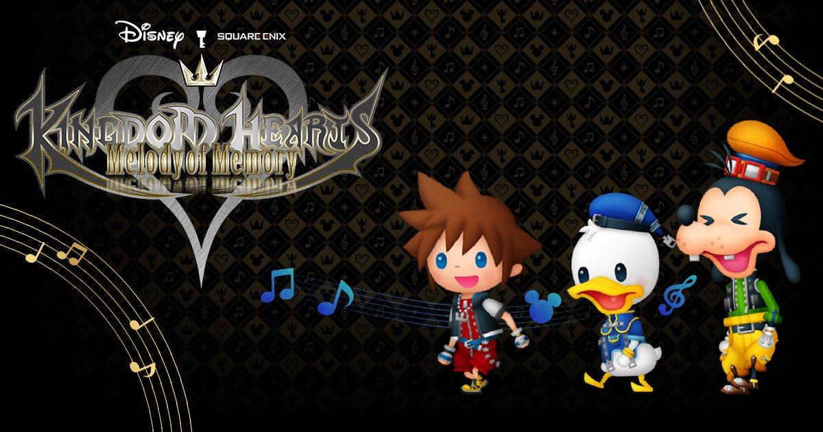 Kingdom Hearts Melody of Memory English website launches; new