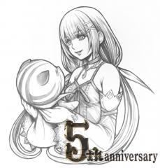 Kingdom Hearts Union χ[Cross] 5th Anniversary Artwork