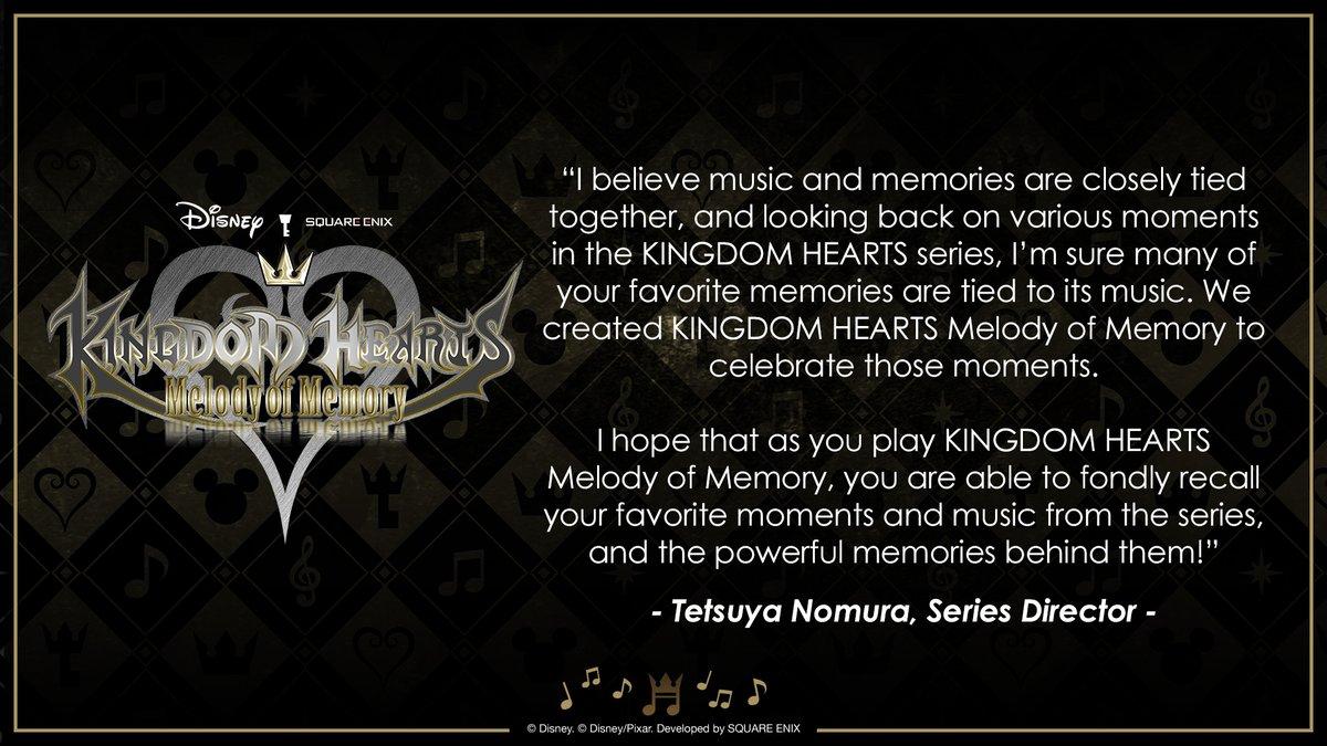 2020-11-13 Kingdom Hearts Melody of Memory Tetsuya Nomura Special Message