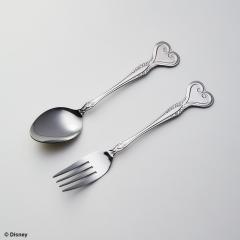 Kingdom Hearts Fork & Spoon Heart (Silver)